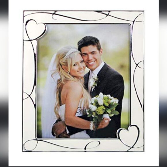 Splash True Love photo frame 5" x 7" Silver and Yellow plated - Picture 12 of 12